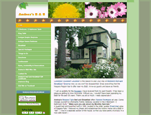 Tablet Screenshot of andreasbedandbreakfast.com